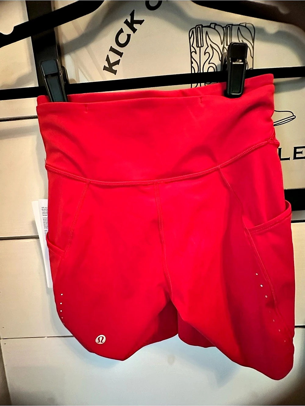 lululemon Fast and Free HR Short Athletic Shorts in Red Size 4